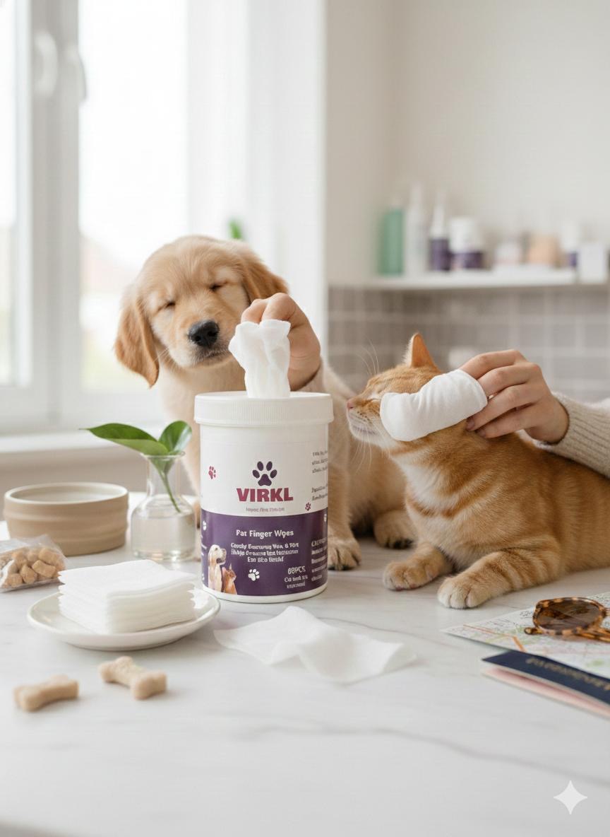 Pet Finger Wipes